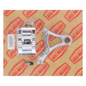 Rear Brake System, Polished Brake Calipers Kustom Tech