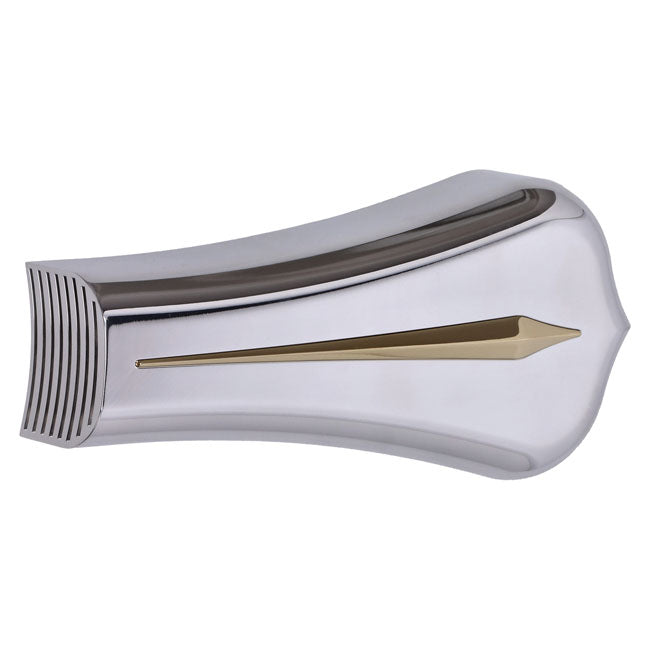 Nostalgia Style Air Cover Aluminium and Brass Polished - CV Carburetor Air Cleaner Cover Kustom Tech