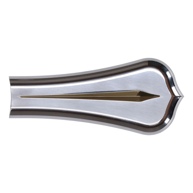 Nostalgia Style Air Cover Aluminium and Brass Polished - CV Carburetor Air Cleaner Cover Kustom Tech