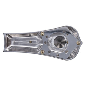 Nostalgia Style Air Cover Aluminium and Brass Polished - CV Carburetor Air Cleaner Cover Kustom Tech