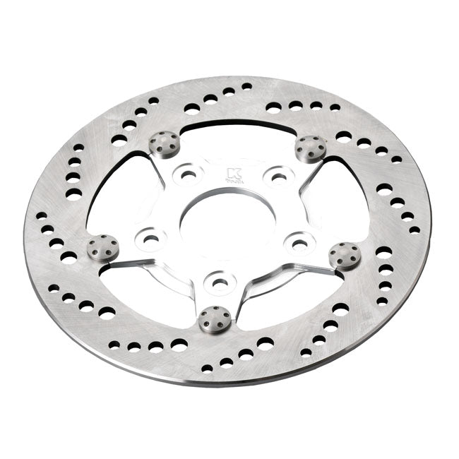 Front Left Brake Rotor 8.5" Stainless, Polished Center Brake Rotors Kustom Tech Default Title