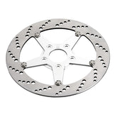 Kustom Tech Front Left Brake Rotor 11.5" Stainless, Polished Center Brake Rotors 11.5 Inch Kustom Tech
