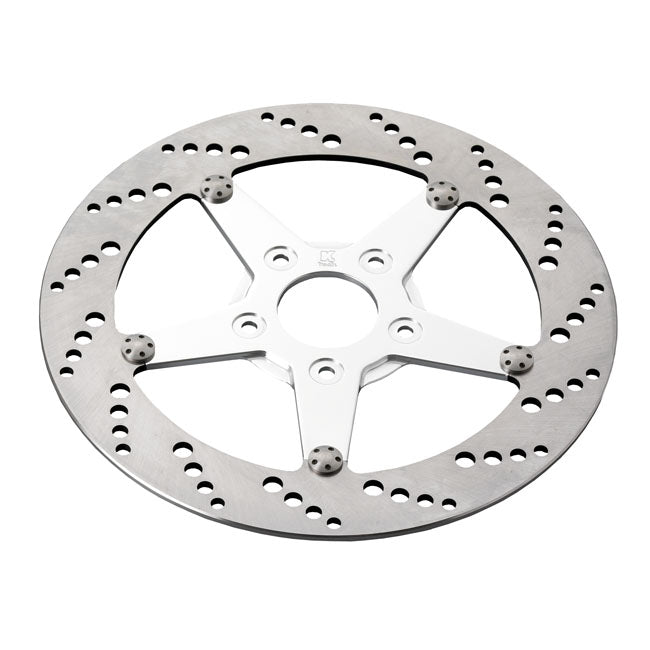 Front Right Brake Rotor 11.5" Stainless, Polished Center Brake Rotors Kustom Tech Default Title