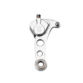 Kustom Tech 2 Piston Caliper & Bracket 11,5” For Springer Left Side, Polished Rear Brake Systems Kustom Tech
