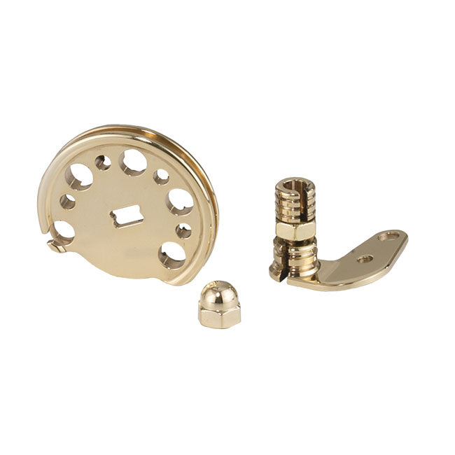 Kustom Tech Brass Throttle Accent - S&S E/G Carb Single Carb Grips Misc Kustom Tech