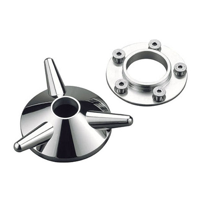 Kustom Tech Spinner Wheel Hub Cover, Aluminum Hub Covers Kustom Tech