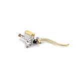 Kustom Tech Deluxe Line Brake Master Cylinder 14mm, Aluminium & Brass Satin Brake Master Cylinders Kustom Tech