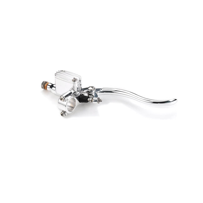 Kustom Tech Deluxe Brake Master Cylinder 14mm, Polished Master Cylinder Brake Front Kustom Tech