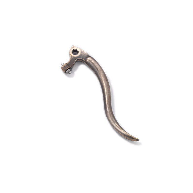 Kustom Tech Deluxe Replacement Master Cylinder Lever, Raw Brass Levers Kustom Tech