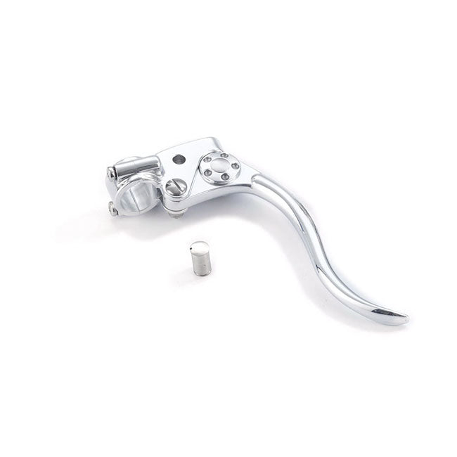 Kustom Tech Deluxe Mechanical Brake Lever Assembly, Polished Levers Brake Assy Kustom Tech