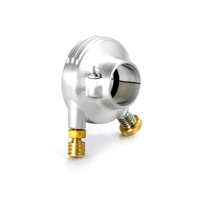 Kustom Tech Deuxe External Throttle Housing 1", Satin Aluminum Throttle Housings Kustom Tech