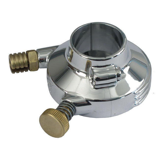 Deuxe External Throttle Housing 7/8", Polished Aluminum Throttle Bodies Kustom Tech Default Title