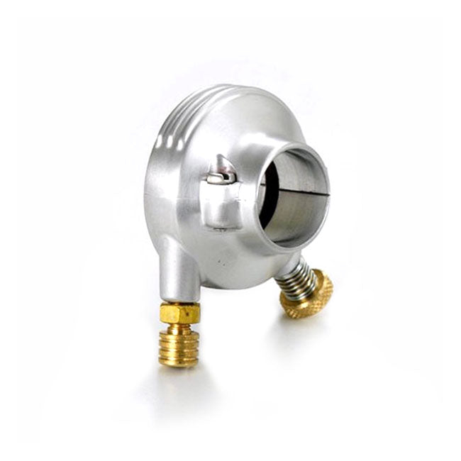Deuxe External Throttle Housing 7/8", Satin Aluminum Throttle Bodies Kustom Tech Default Title