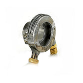 Kustom Tech Deuxe External Throttle Housing 7/8", Raw Aluminum Throttle Housings Kustom Tech