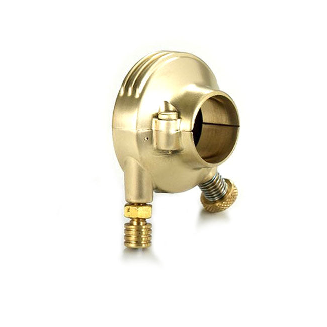 Deluxe External Throttle Housing 7/8", Satin Brass Throttle Bodies Kustom Tech Default Title