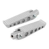 Kustom Tech Cast Brass Knurled Foot Pegs, Chrome Footpegs Kustom Tech