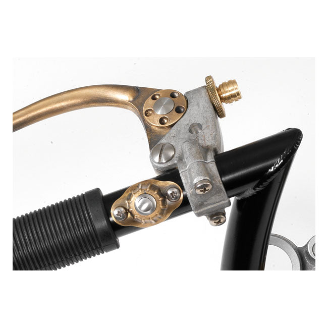 Kustom Tech Deluxe Handlebar Switch Single Button, Raw Switches Handlebar Kustom Tech