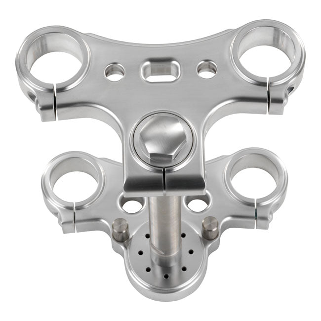 39mm Extra Narrow Triple Trees With Risers Hole, Satin Triple Tree Kustom Tech Default Title