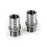 Ribbed Fork Tube Caps M34 X 1.5 For 39mm Fork Fork Tube Caps Kustom Tech Default Title