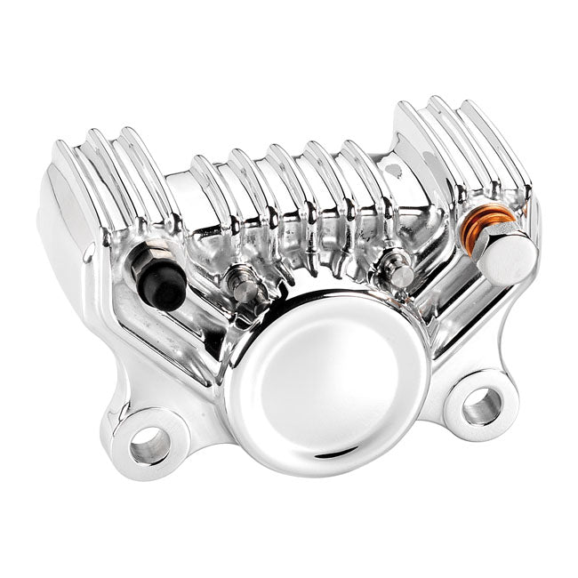 Kustom Tech Super Freni 2 Piston Brake Caliper, Polished Brake Calipers Kustom Tech