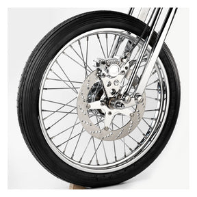 Kustom Tech Super Freni Front Caliper Bracket, Polished - Springer models Brake Caliper Brackets Kustom Tech