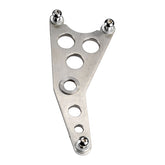Kustom Tech Super Freni Rear Caliper Bracket, Raw - Swingarm Brake Caliper Brackets Kustom Tech