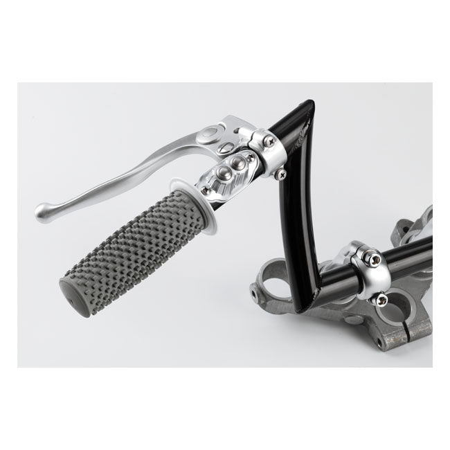 Kustom Tech Deluxe Handlebar Switch Dual Button, Satin Chrome Switch Housings Kustom Tech