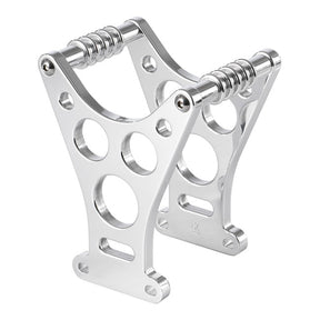 Kustom Tech Dragster Style Fork Brace, Polished - FXR & Dyna & Sportster Fork Braces Kustom Tech