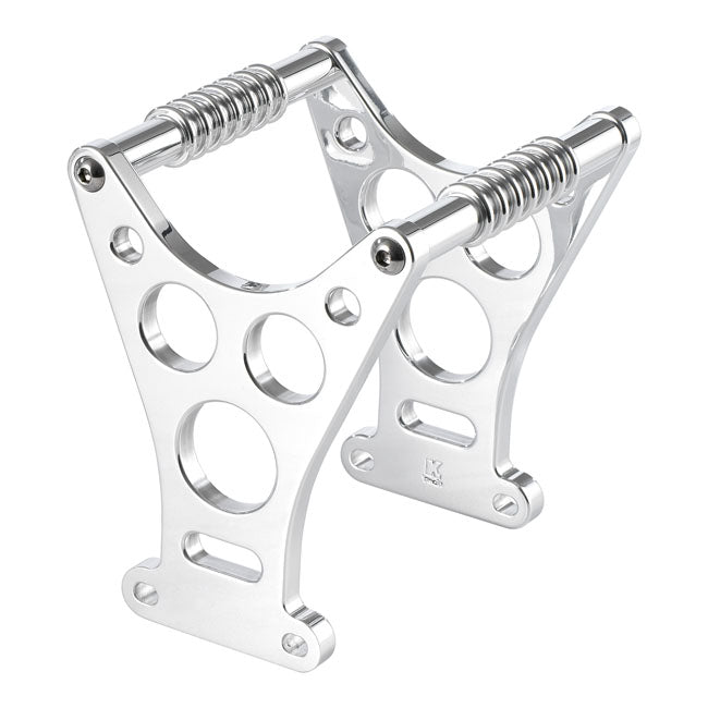 Dragster Style Fork Brace, Polished - Softail Fork Brace Kustom Tech Default Title