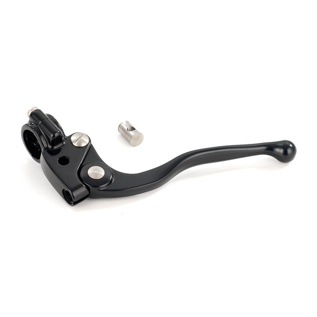 Grimeca Clutch Lever Assembly 1" Handlebar, Black Levers Kustom Tech