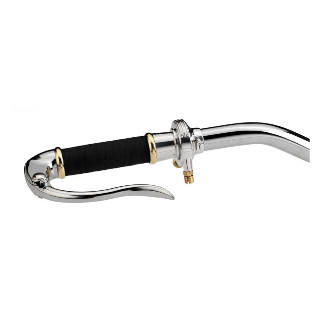 Kustom Tech Retro Line Inverted Control, Chrome Handlebar Control Kits Kustom Tech