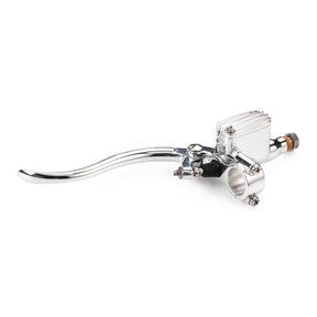 Kustom Tech Deluxe Line Clutch Master Cylinder 14mm, Aluminium Polished Levers Clutch Assy Kustom Tech