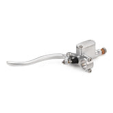 Kustom Tech Deluxe Line Clutch Master Cylinder 14mm, Aluminium Satin Levers Clutch Assy Kustom Tech