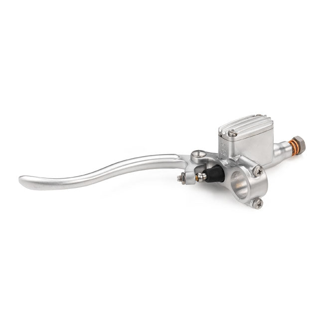 Kustom Tech Deluxe Line Clutch Master Cylinder 14mm, Aluminium Satin Levers Clutch Assy Kustom Tech