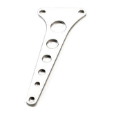Kustom Tech Anchor Bracket For Mini Drum Brake, Polished - Showa Frontend Brake Drum Mount Kits Kustom Tech