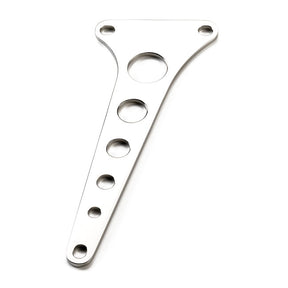 Kustom Tech Anchor Bracket For Mini Drum Brake, Polished - Showa Frontend Brake Drum Mount Kits Kustom Tech