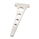 Kustom Tech Anchor Bracket Custom, Stainless Steel For Mini Drum Brake Brake Drum Mount Kits Kustom Tech
