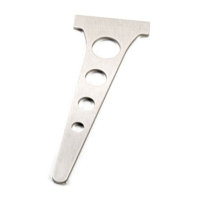 Kustom Tech Anchor Bracket Custom, Stainless Steel For Mini Drum Brake Brake Drum Mount Kits Kustom Tech