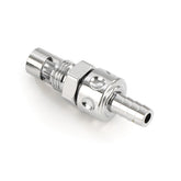 Kustom Tech In Line Fuel Valve For S&S E/G Carb, Chrome Petcocks Kustom Tech