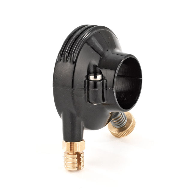 Deuxe External Throttle Housing, Black Aluminum Throttle Bodies Kustom Tech