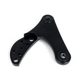 Kustom Tech 2 Piston Caliper Mounting Bracket Right, Black - 84-99 Big Twin Brake Caliper Brackets Kustom Tech
