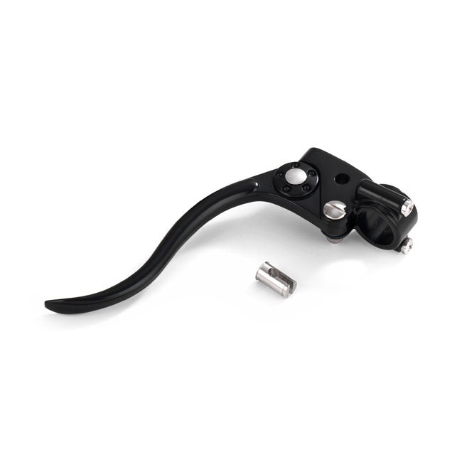 Kustom Tech Deluxe Mechanical Clutch Lever Assembly 1" Handlebar, Black Levers Clutch Assy Kustom Tech