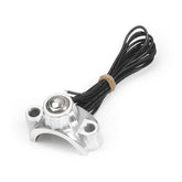 Kustom Tech Clamp With Micro Switch, Polished Switches Handlebar Kustom Tech