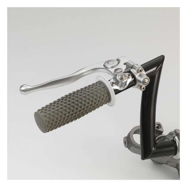 Kustom Tech Clamp With Micro Switch, Satin Switches Handlebar Kustom Tech
