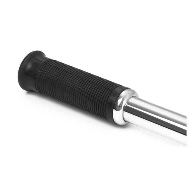 Kustom Tech Handlebar Grip Rings, Chrome Grips Misc Kustom Tech