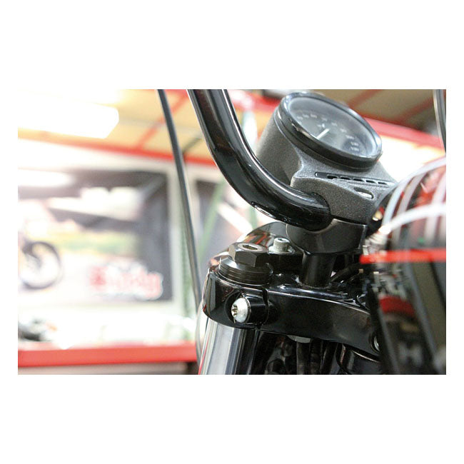 Burly Brand Fork Preload Adj 39 Mm Blk Fork Tube Caps Burly Brand
