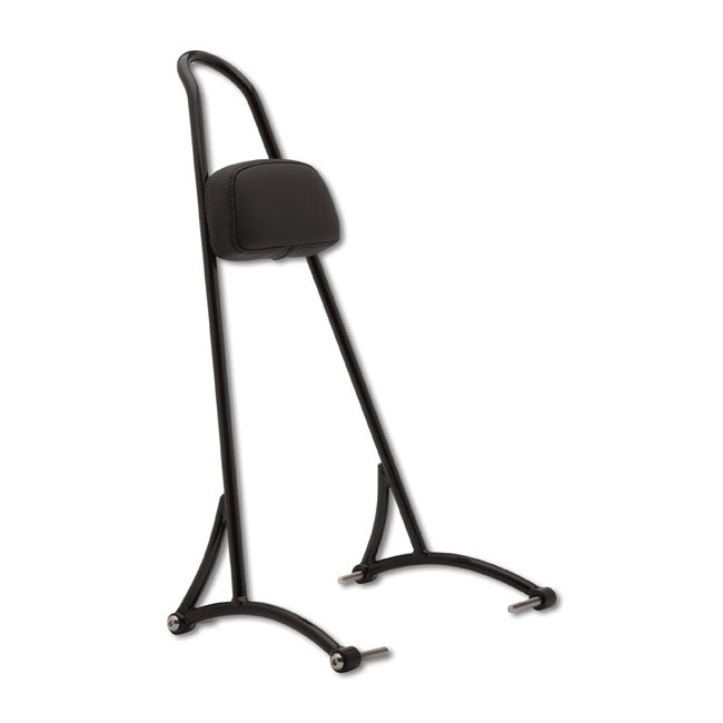 Burly Brand Sissy Bar Tall W/Pad Black Sissy Bars Burly Brand