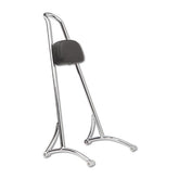 Burly Brand Sissy Bar Tall W/Pad Chrome Sissy Bars Burly Brand