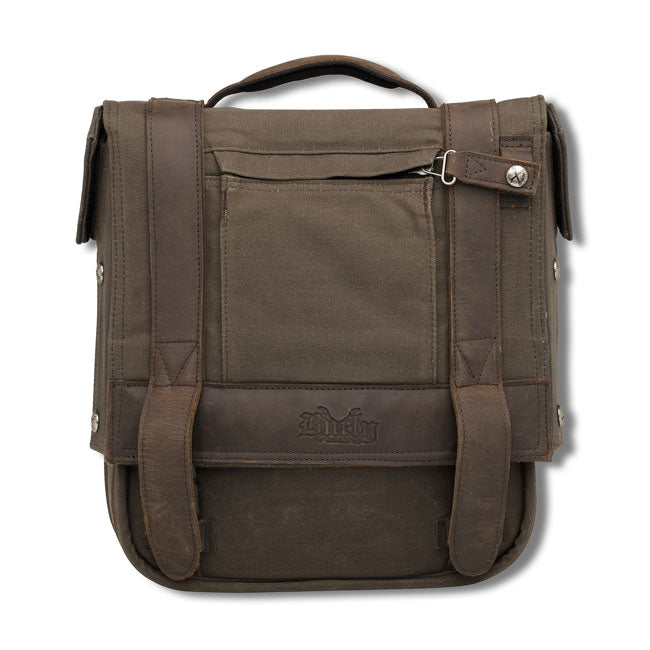 Burly Brand Saddlebag Waxed Cotton Saddlebags Burly Brand