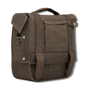 Burly Brand Saddlebag Waxed Cotton Saddlebags Burly Brand
